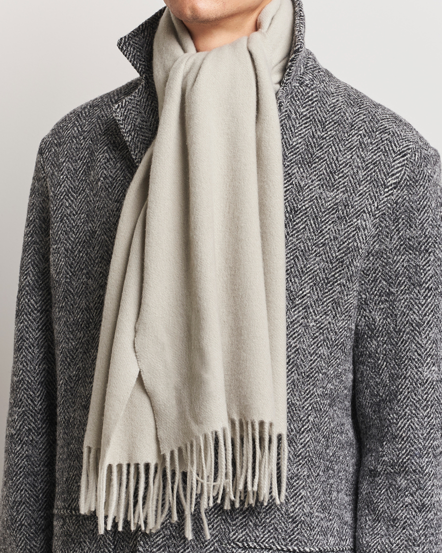 Herren | Samsøe Samsøe Efin Wool Scarf Abbey Stone | Samsøe Samsøe | Efin Wool Scarf Abbey Stone