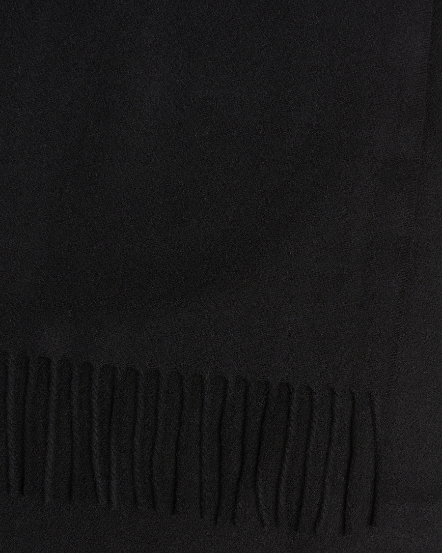 Herren | Samsøe Samsøe Efin Wool Scarf Black | Samsøe Samsøe | Efin Wool Scarf Black