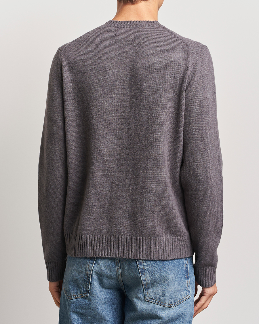 Herren | Pullover | Samsøe Samsøe | Sylli Wool Crew Neck Volcanic Ash
