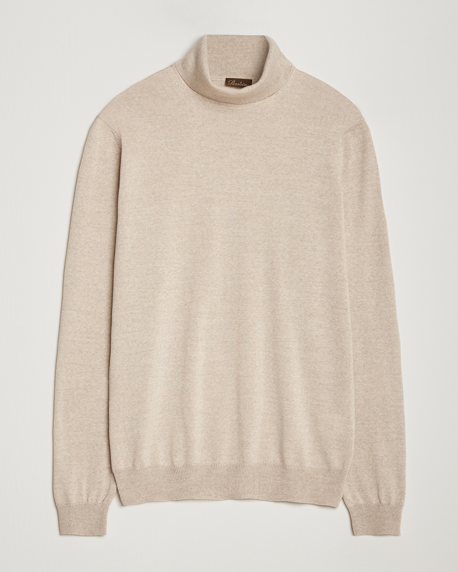 Herren | Pullover | Stenströms | Merino Rollneck Beige