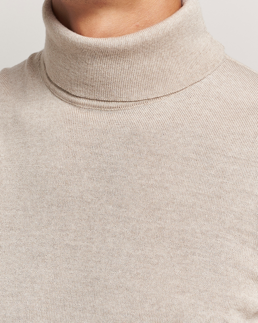 Herren | Pullover | Stenströms | Merino Rollneck Beige