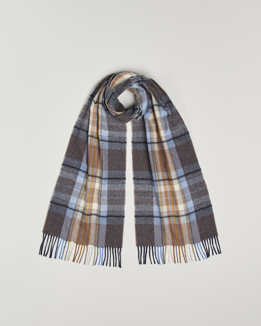 Herren | Stenströms Wool/Cashmere Checked Scarf Multi | Stenströms | Wool/Cashmere Checked Scarf Multi
