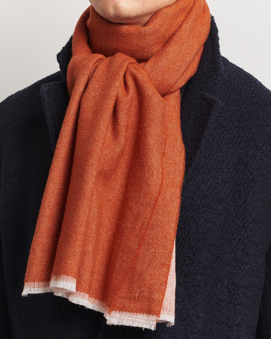 Herren | Stenströms Wool Scarf Orange | Stenströms | Wool Scarf Orange