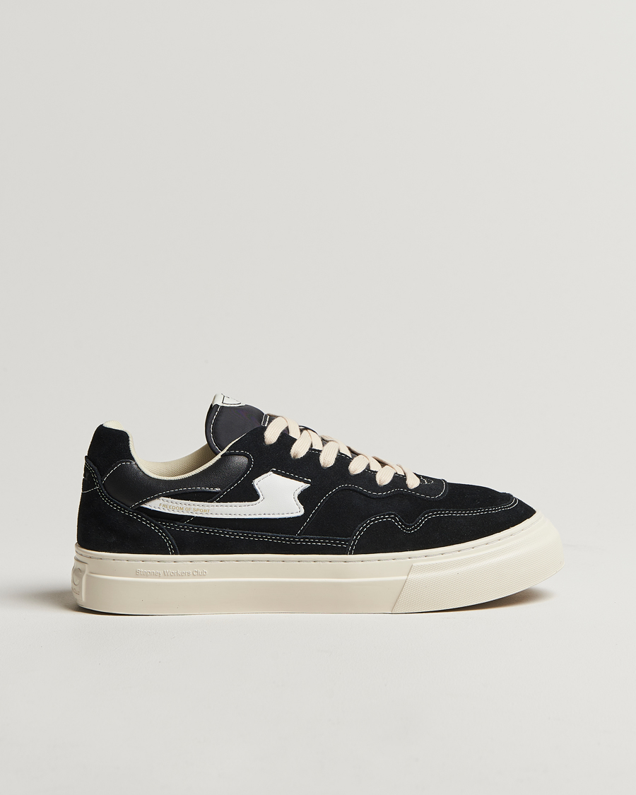 Herren | Sneaker | Stepney Workers Club | Pearl S-Strike Suede Sneaker Black White