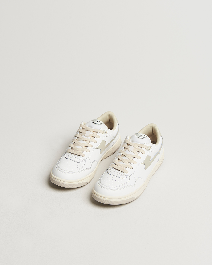 Herren | Stepney Workers Club Pro Cup 01 S-Strike Leather Sneaker White Putty | Stepney Workers Club | Pro Cup 01 S-Strike Leather Sneaker White Putty