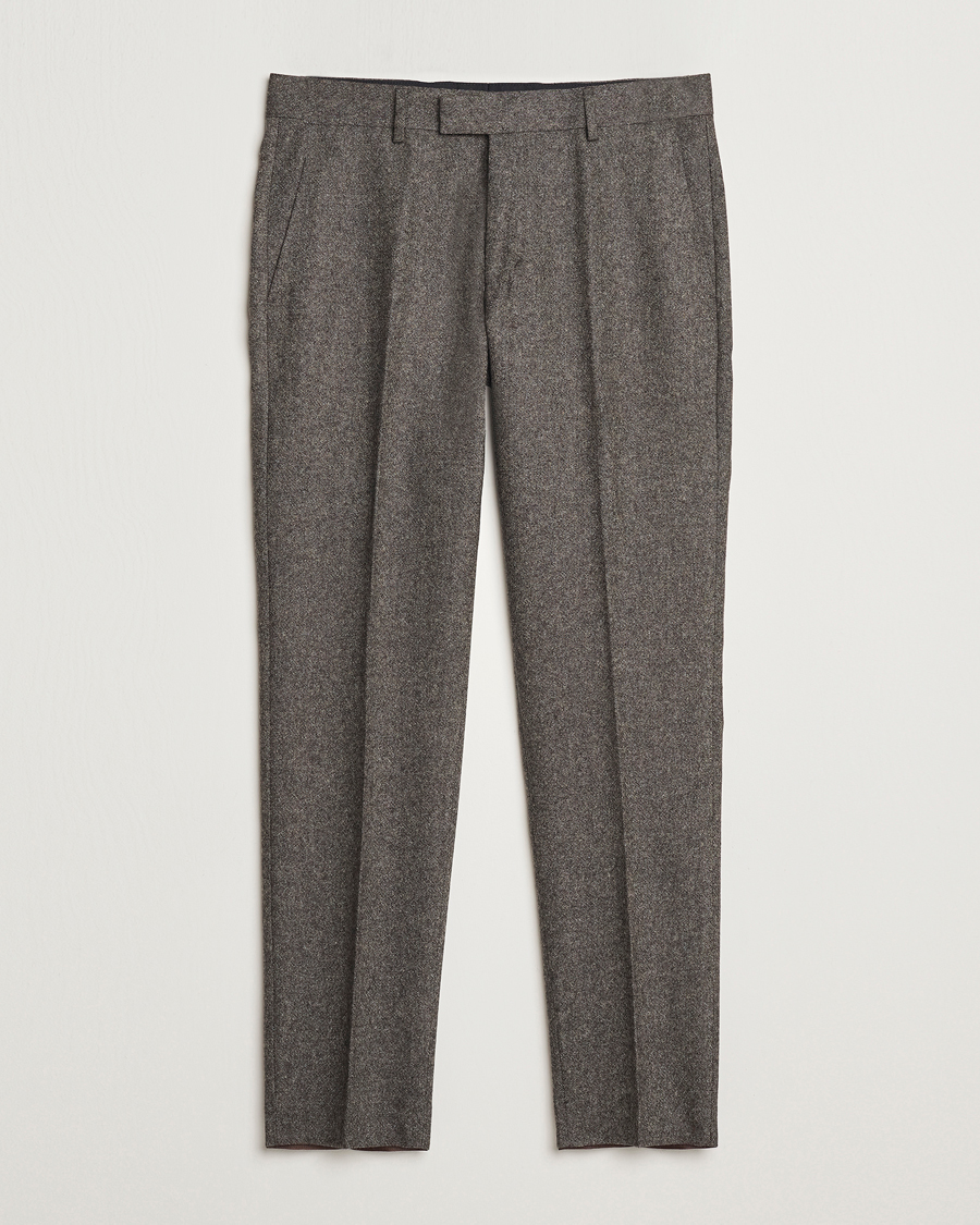 Herren | Hosen | Tiger of Sweden | Tenuta Brushed Wool Trousers Turkish Coffee