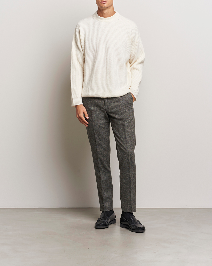 Herren | Hosen | Tiger of Sweden | Tenuta Brushed Wool Trousers Turkish Coffee