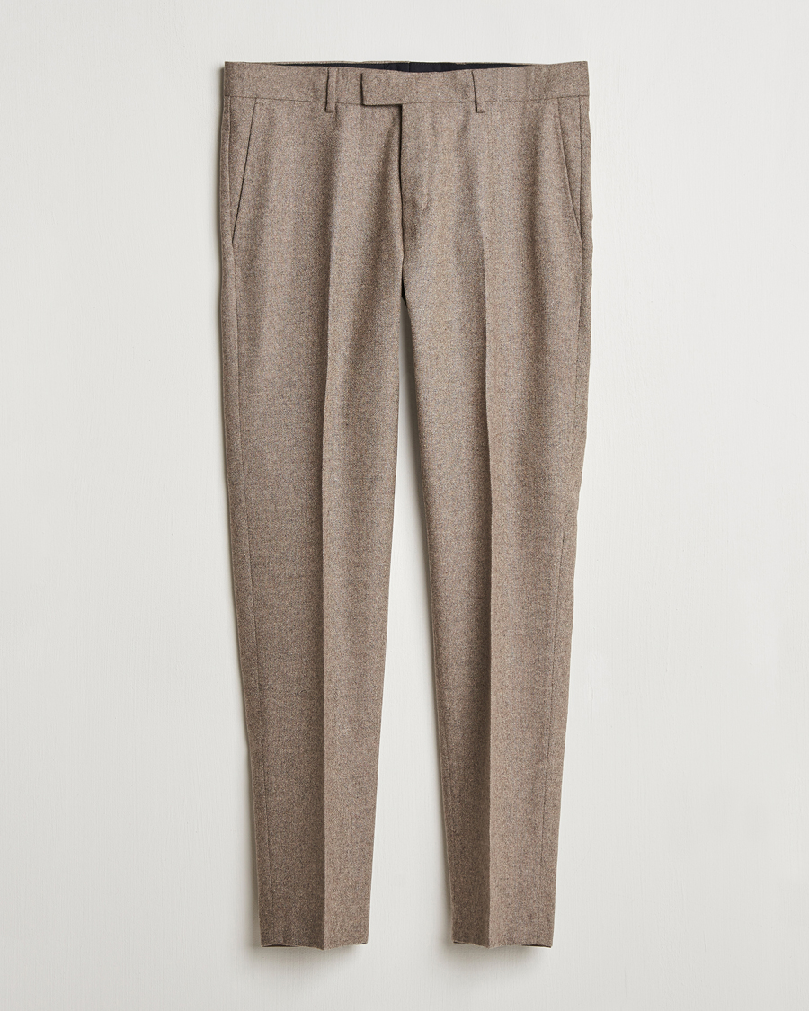 Herren | Hosen | Tiger of Sweden | Tenuta Brushed Wool Trousers Burlywood