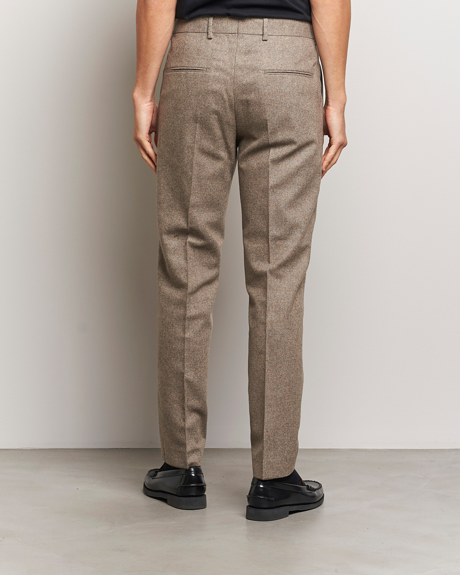 Herren | Hosen | Tiger of Sweden | Tenuta Brushed Wool Trousers Burlywood