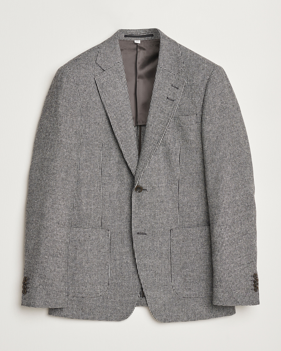 Herren | Sakkos | Tiger of Sweden | Justin Wool Pepita Blazer Black/White