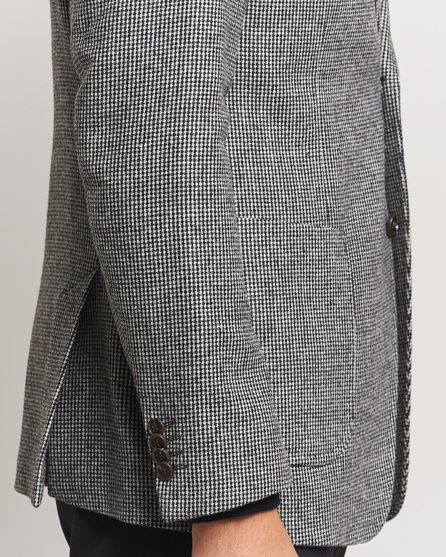 Herren | Sakkos | Tiger of Sweden | Justin Wool Pepita Blazer Black/White