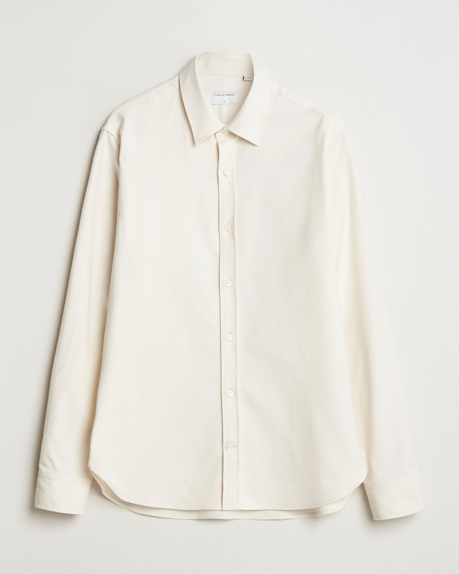 Herren | Hemden | Tiger of Sweden | Benjamins Brushed Twill Shirt Seashell