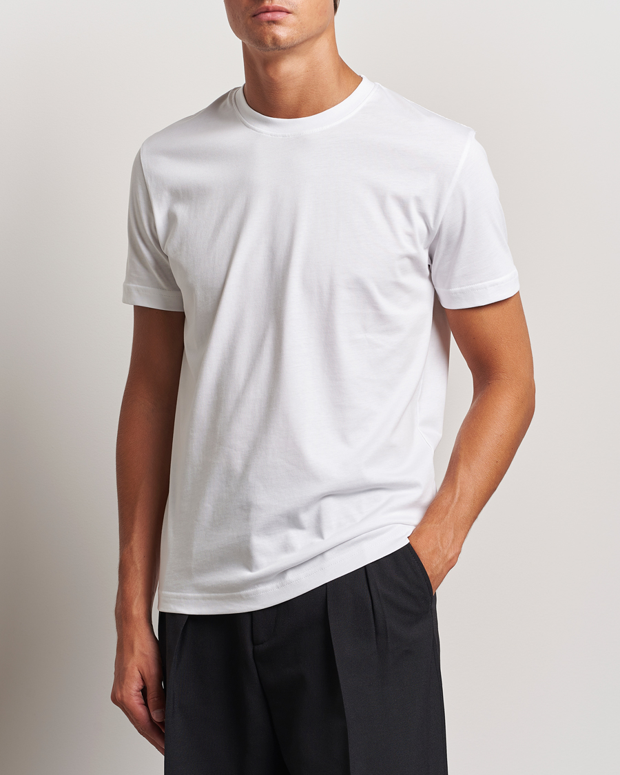 Herren | T-Shirts | Tiger of Sweden | Dillan Crew Neck T-Shirt Pure White