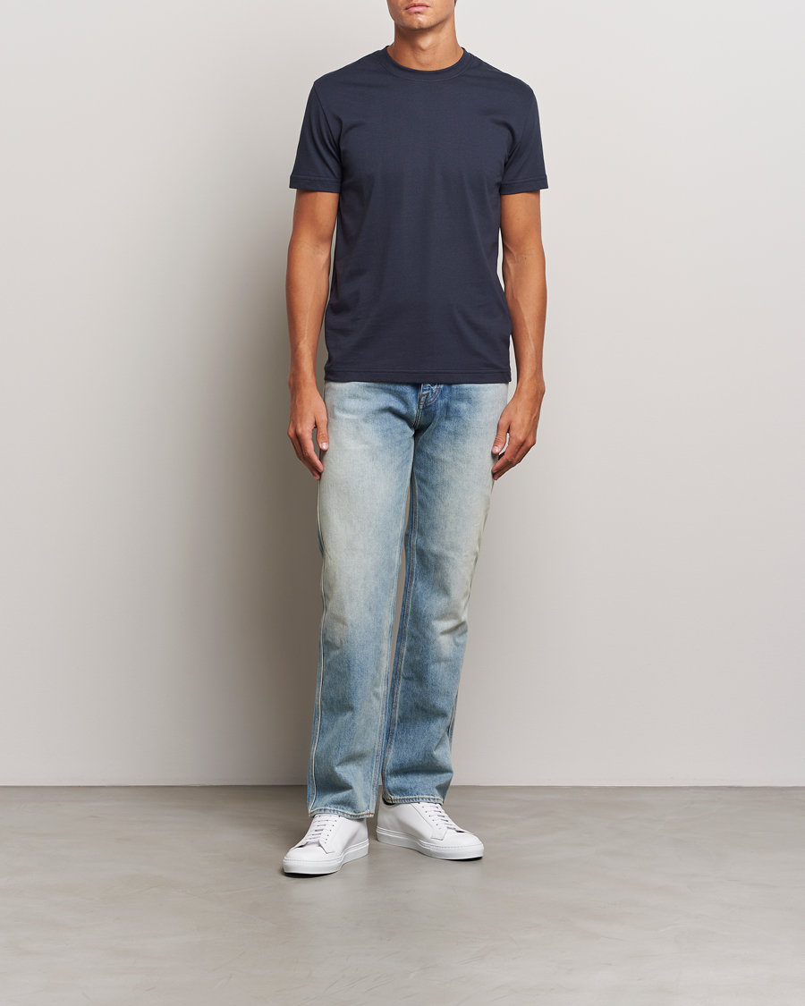 Herren | T-Shirts | Tiger of Sweden | Dillan Crew Neck T-Shirt Light Ink