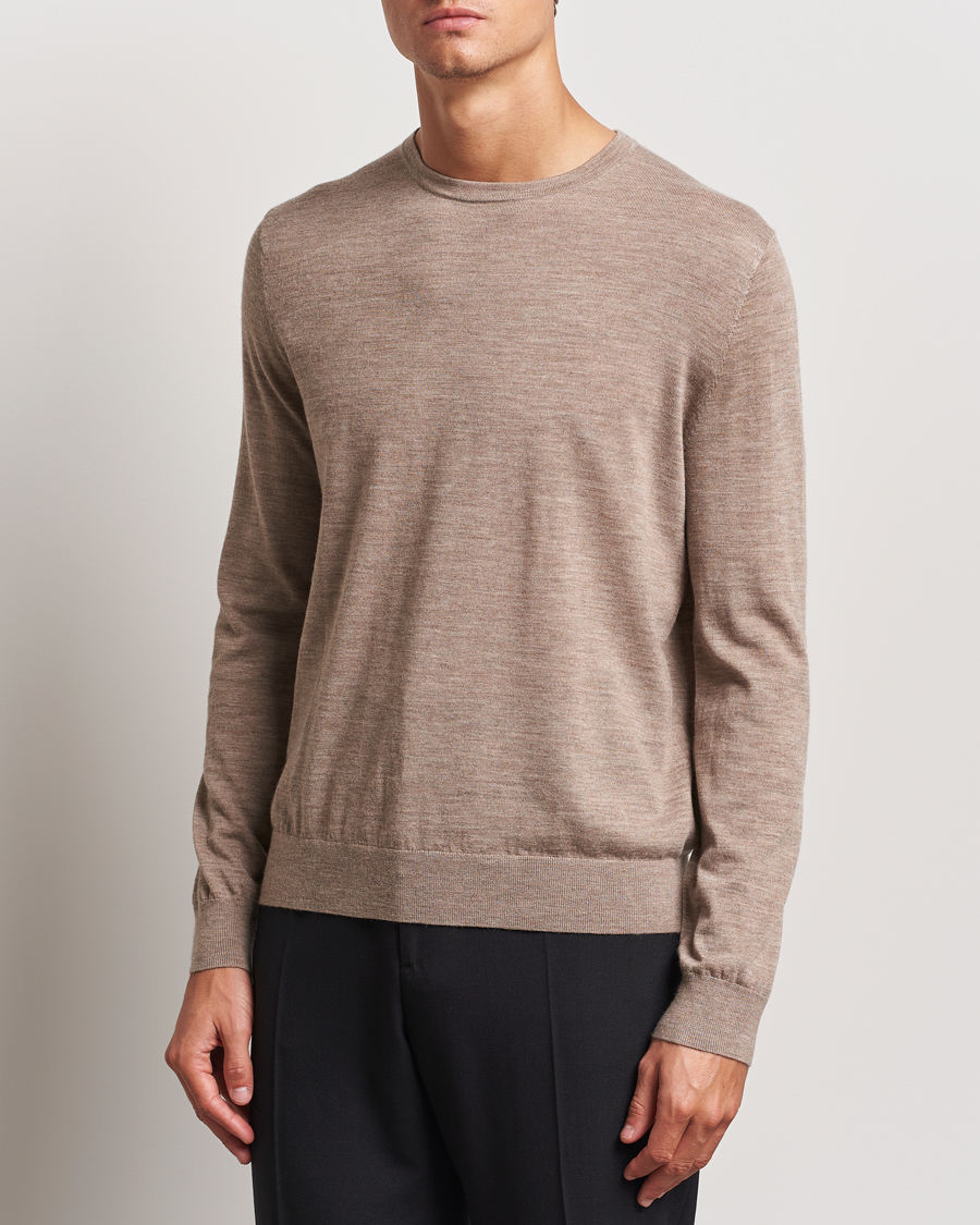 Herren | Pullover | Tiger of Sweden | Connor Crew Neck Pullover Beige Melange