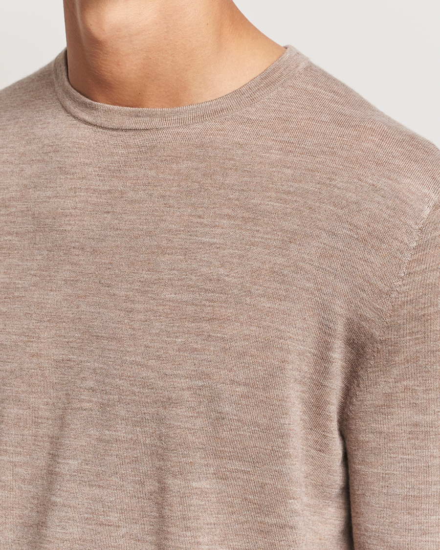 Herren | Pullover | Tiger of Sweden | Connor Crew Neck Pullover Beige Melange