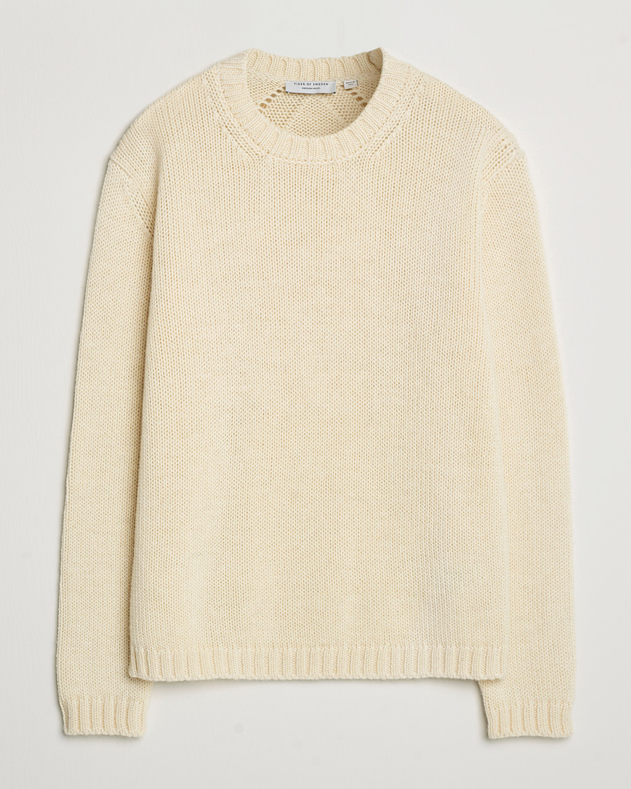 Herren | Pullover | Tiger of Sweden | Gregory Swedish Wool Sweater Seashell