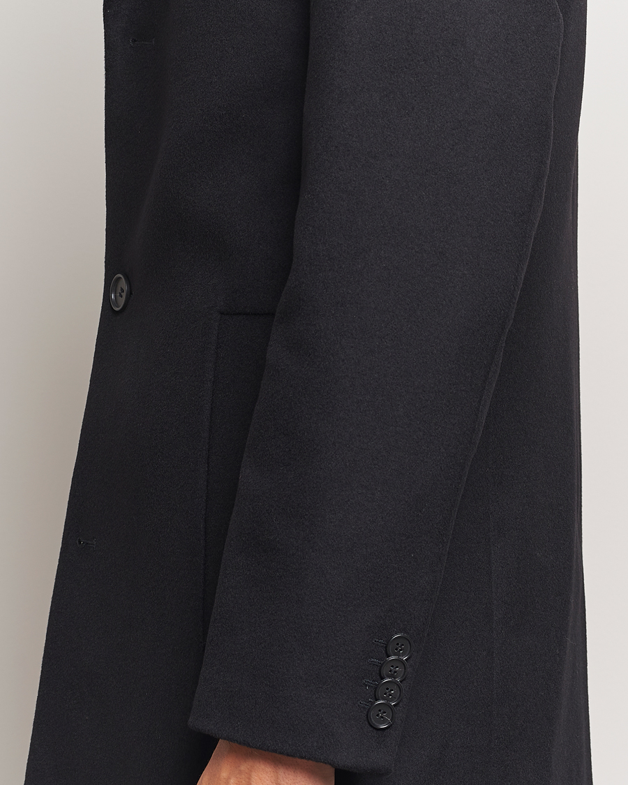 Herren | Jacken | Tiger of Sweden | Finnan Wool/Cashmere Coat Black