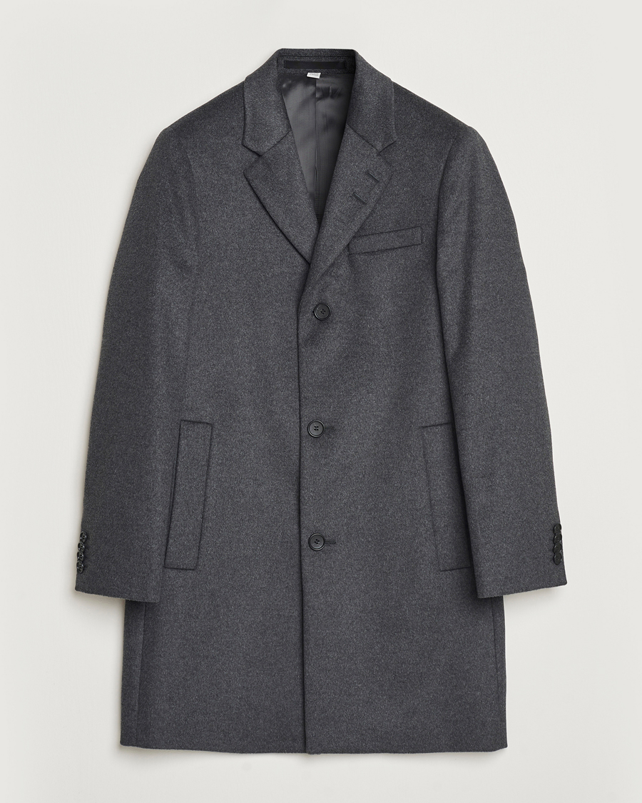 Herren | Jacken | Tiger of Sweden | Finnan Wool/Cashmere Coat Grey Melange