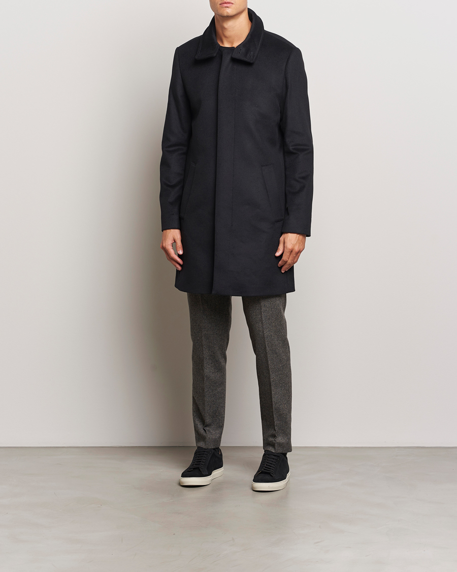 Herren | Jacken | Tiger of Sweden | Aleric Stand Up Collar Coat Black