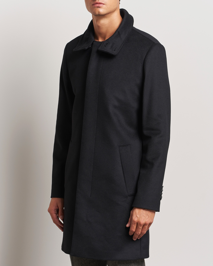 Herren | Jacken | Tiger of Sweden | Aleric Stand Up Collar Coat Black