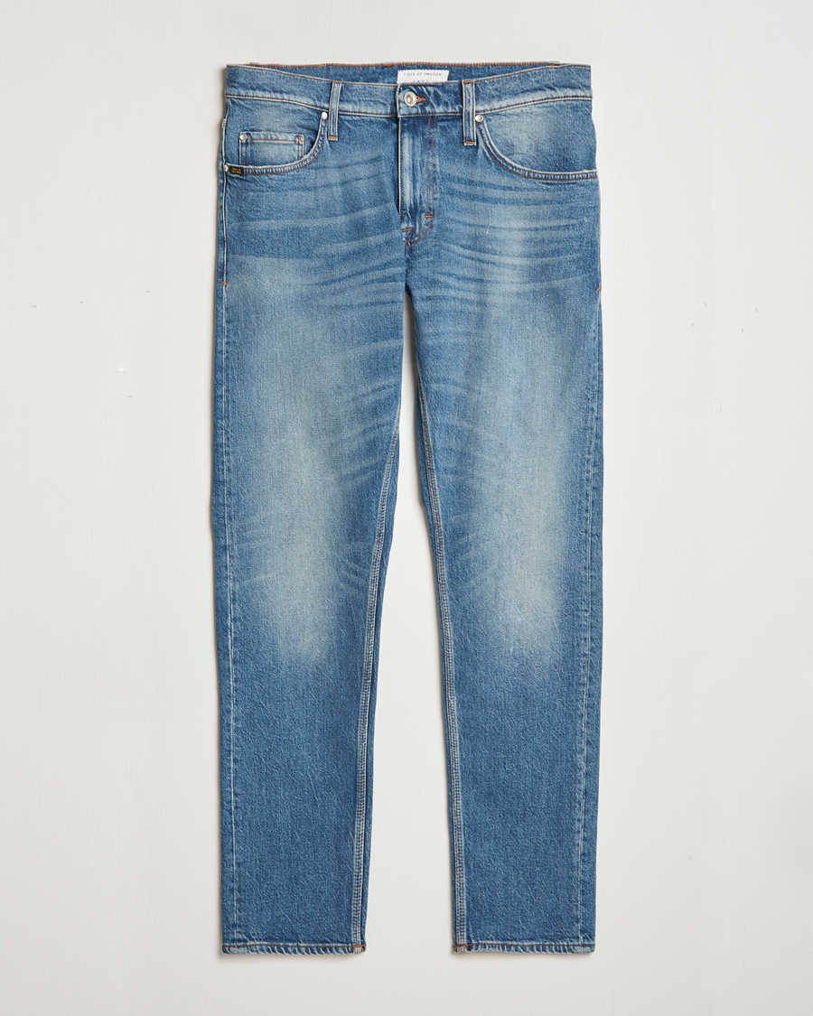 Herren | Jeans | Tiger of Sweden | Pistolero Stretch Cotton Jeans Medium Blue