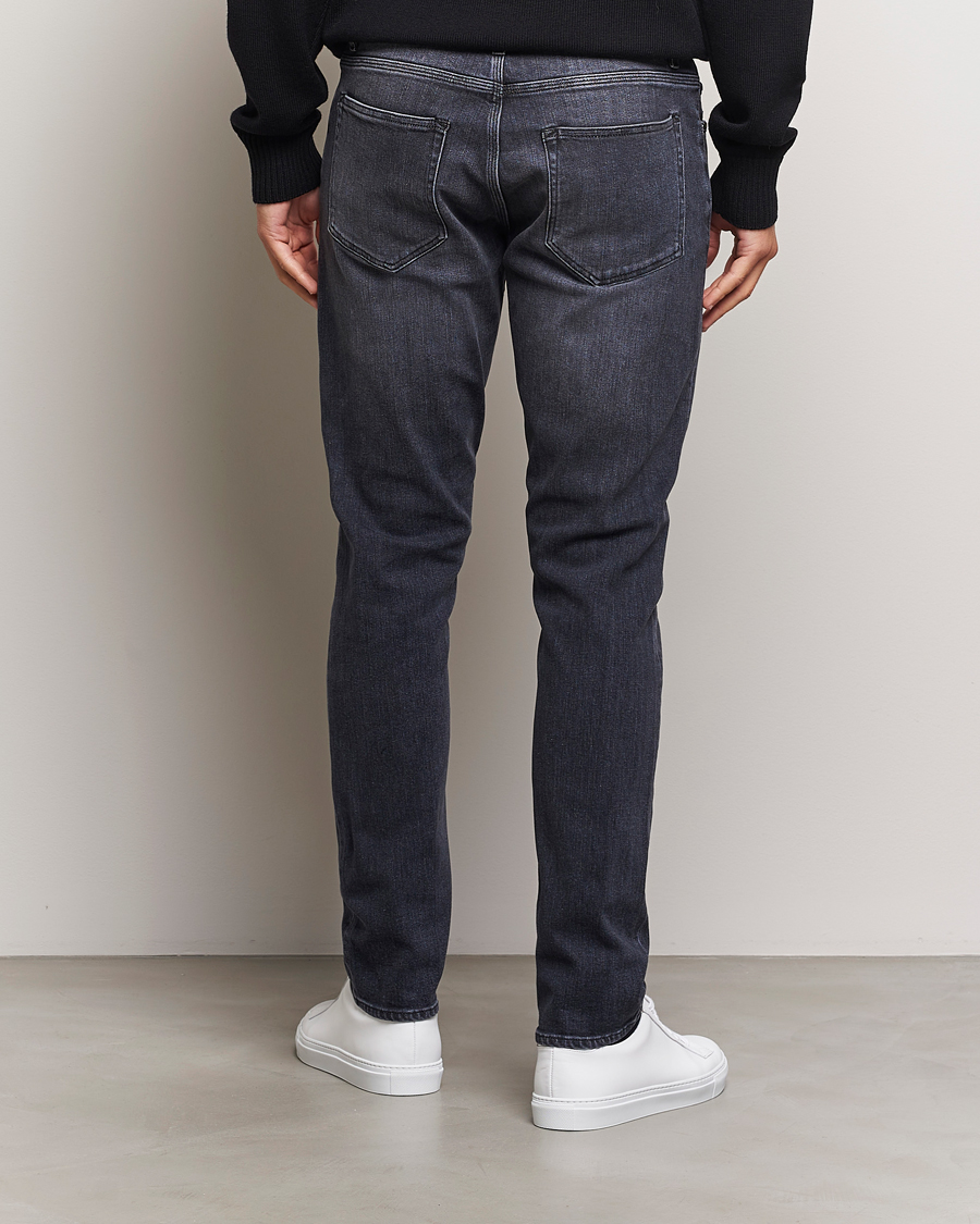 Herren | Jeans | Tiger of Sweden | Pistolero Stretch Cotton Jeans Washed Black