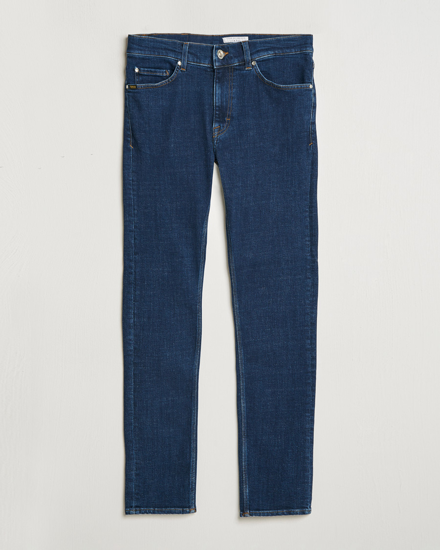 Herren | Jeans | Tiger of Sweden | Evolve Stretch Cotton Jeans Medium Blue