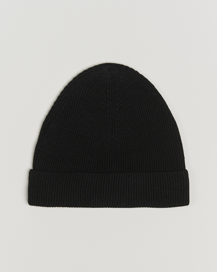 Herren | Tiger of Sweden Caldu Wool Beanie Black | Tiger of Sweden | Caldu Wool Beanie Black