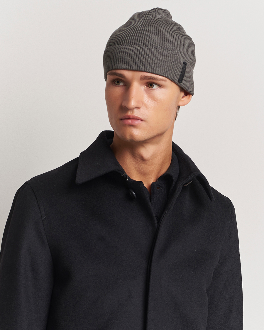 Herren | Tiger of Sweden Caldu Wool Beanie Pavement | Tiger of Sweden | Caldu Wool Beanie Pavement