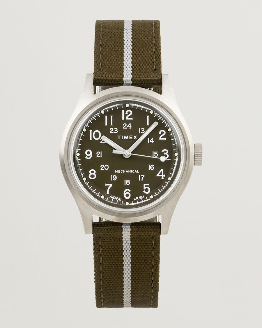 Herren | Timex MK1 Mechanical 36mm Green Dial | Timex | MK1 Mechanical 36mm Green Dial