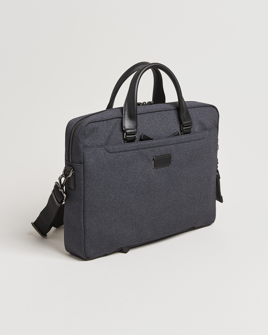 Herren | TUMI Harrison Avondale Top Zip Brief Dark Charcoal | TUMI | Harrison Avondale Top Zip Brief Dark Charcoal