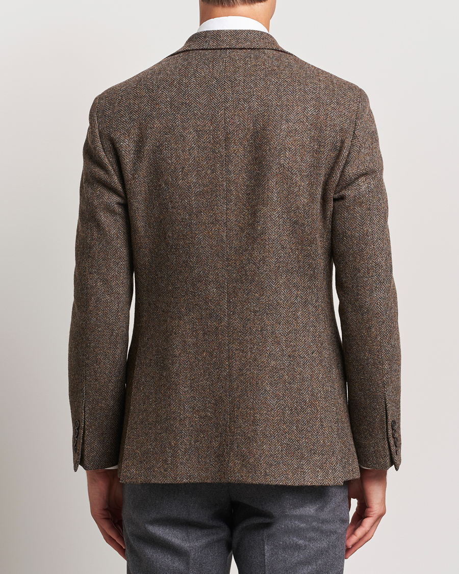 Herren | Sakkos | Walker Slater | Edward Lambswool Herringbone Blazer Brown