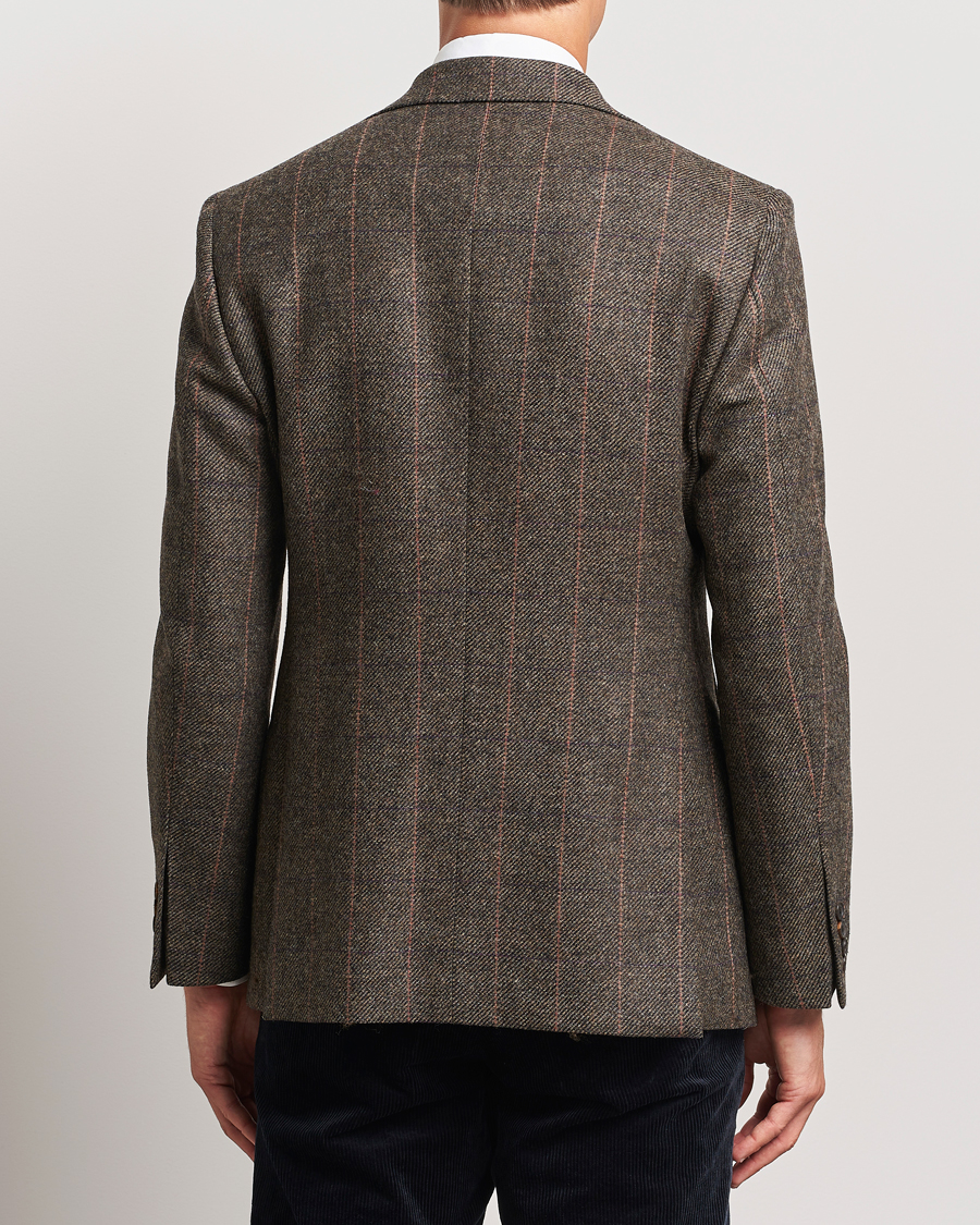 Herren | Sakkos | Walker Slater | Edward Lambswool Windowpane Blazer Brown