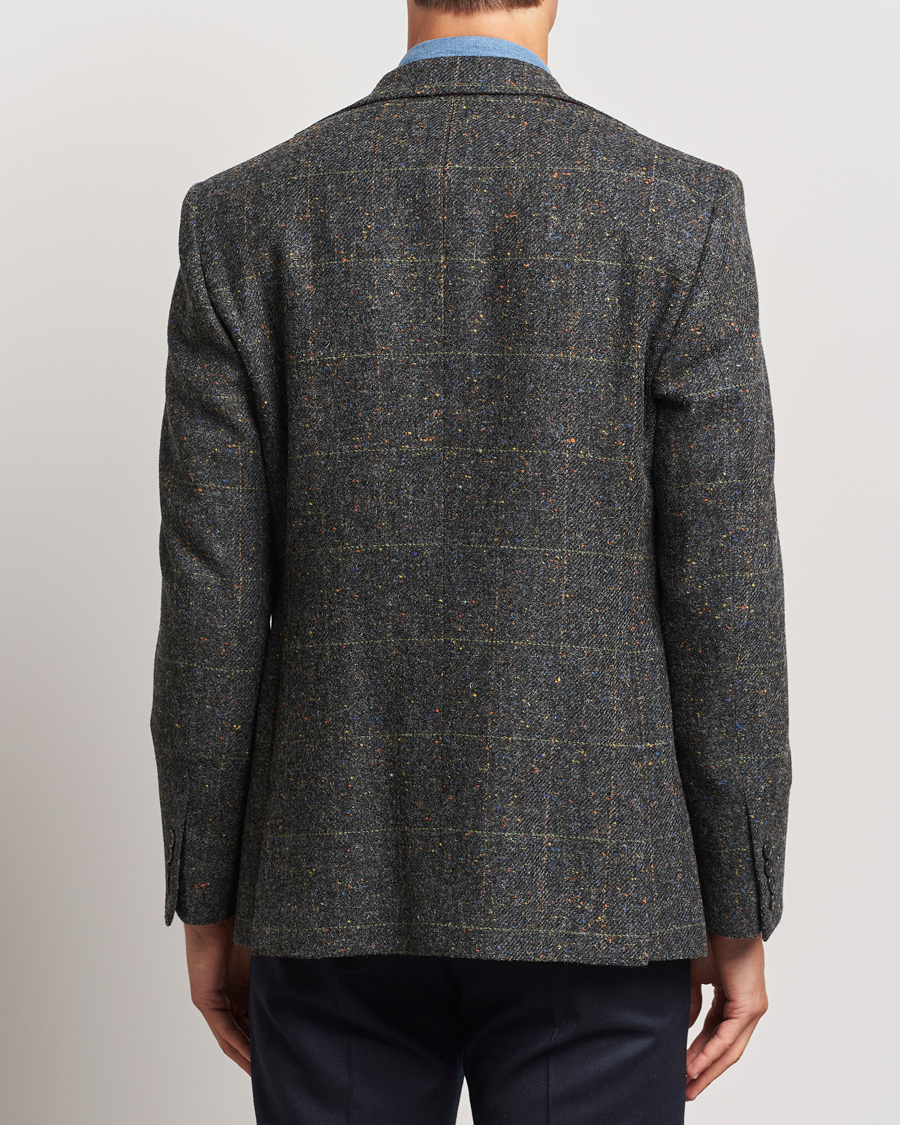 Herren | Sakkos | Walker Slater | Edward Wool Donegal Windowpane Blazer Dark Grey