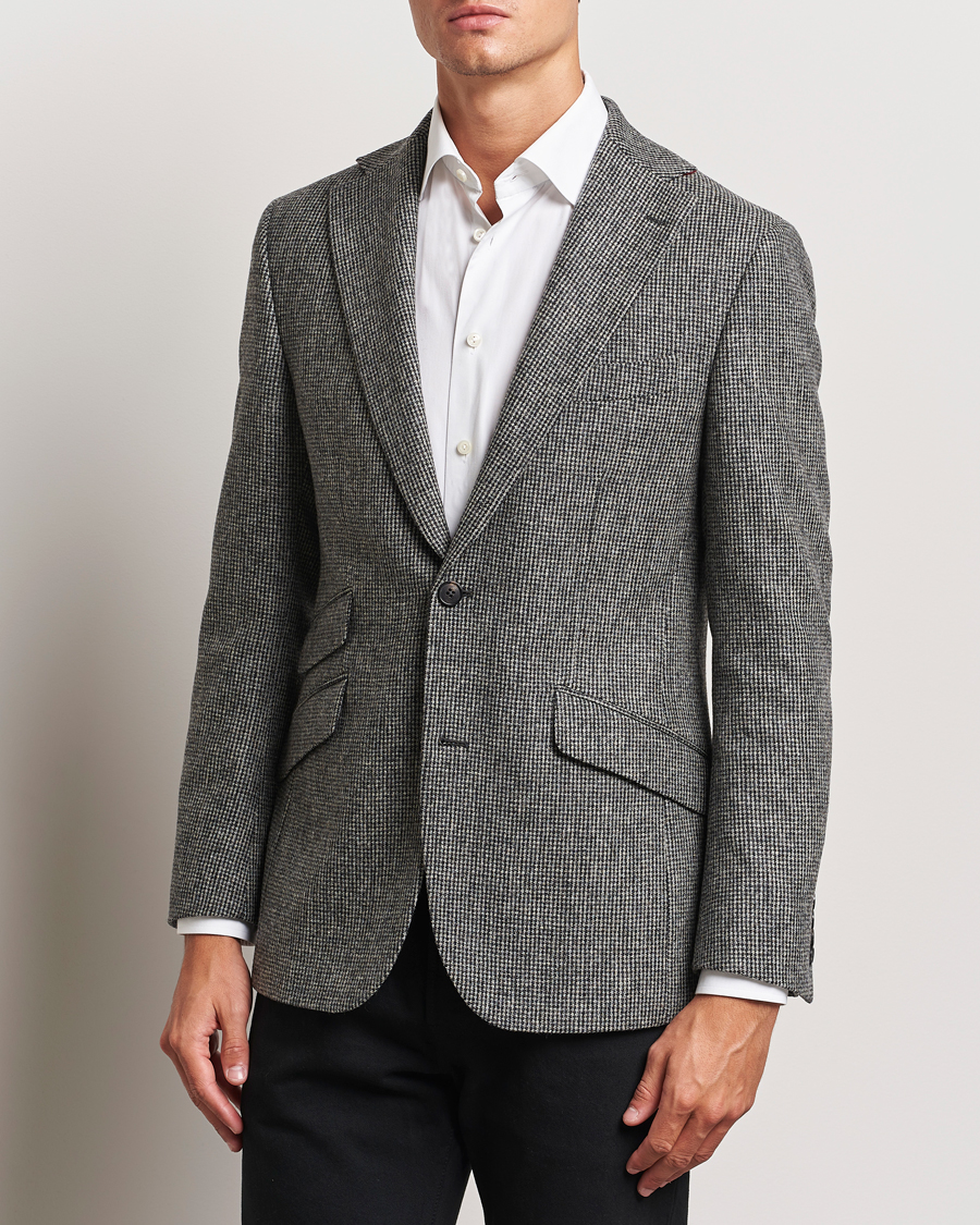 Herren | Sakkos | Walker Slater | Edward Lambswool Pepita Blazer Grey/Black