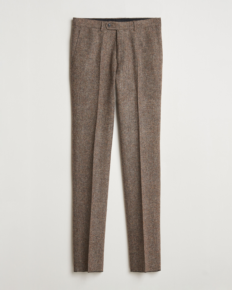 Herren | Hosen | Walker Slater | Edward Wool Donegal Trousers Brown