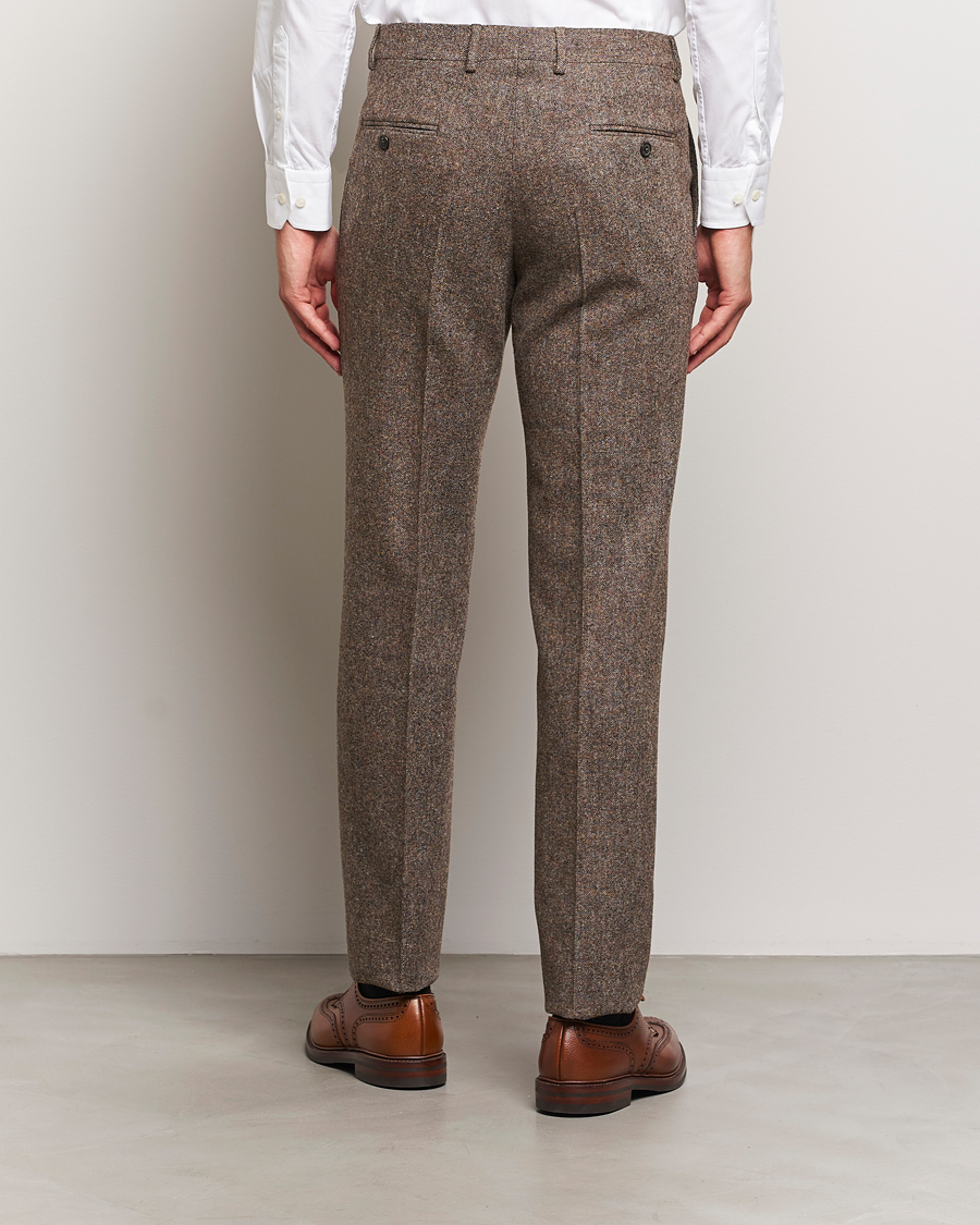 Herren | Hosen | Walker Slater | Edward Wool Donegal Trousers Brown