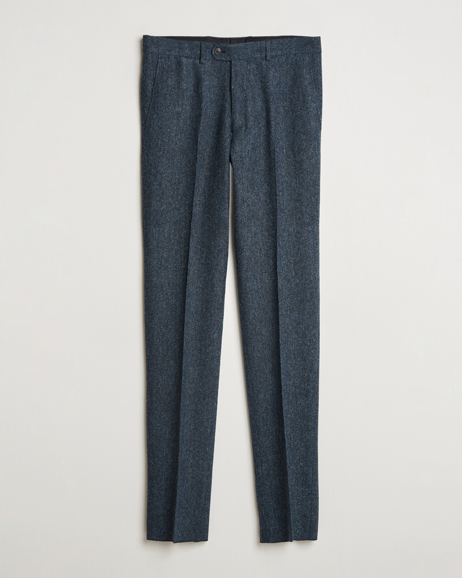 Herren | Hosen | Walker Slater | Edward Wool Donegal Trousers Navy