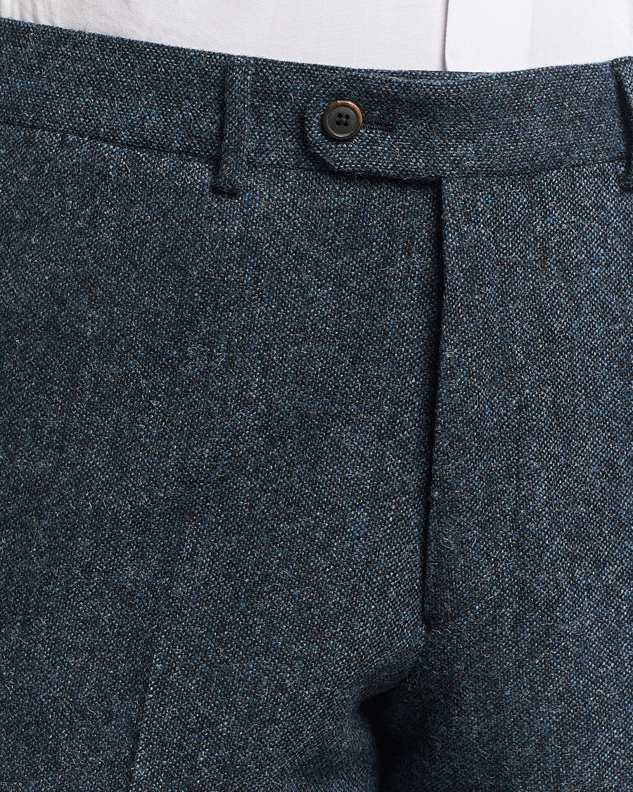 Herren | Hosen | Walker Slater | Edward Wool Donegal Trousers Navy