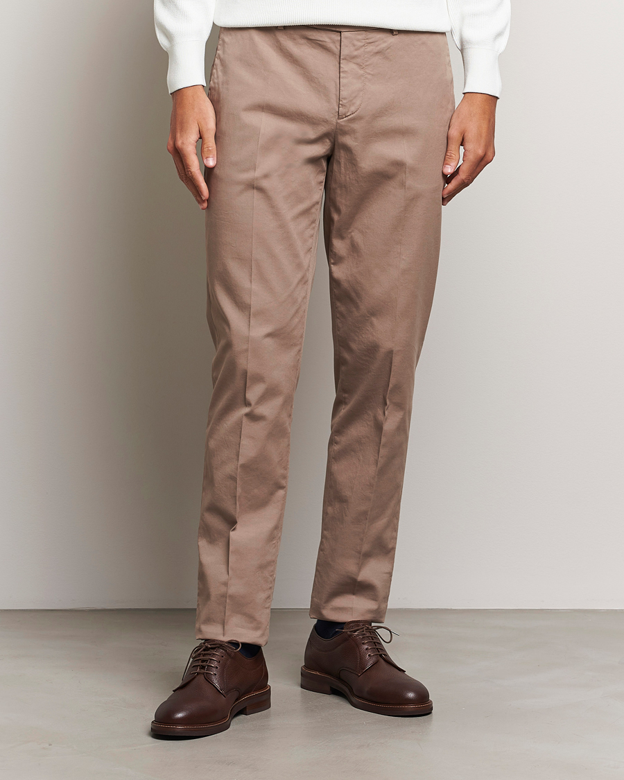 Herren | Hosen | Brunello Cucinelli | Slim Fit Chinos Khaki