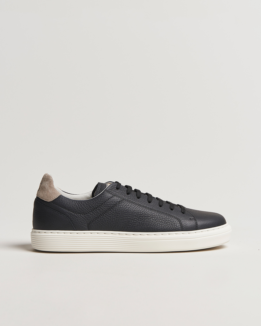 Herren | Brunello Cucinelli Classic Sneaker Black Calf | Brunello Cucinelli | Classic Sneaker Black Calf