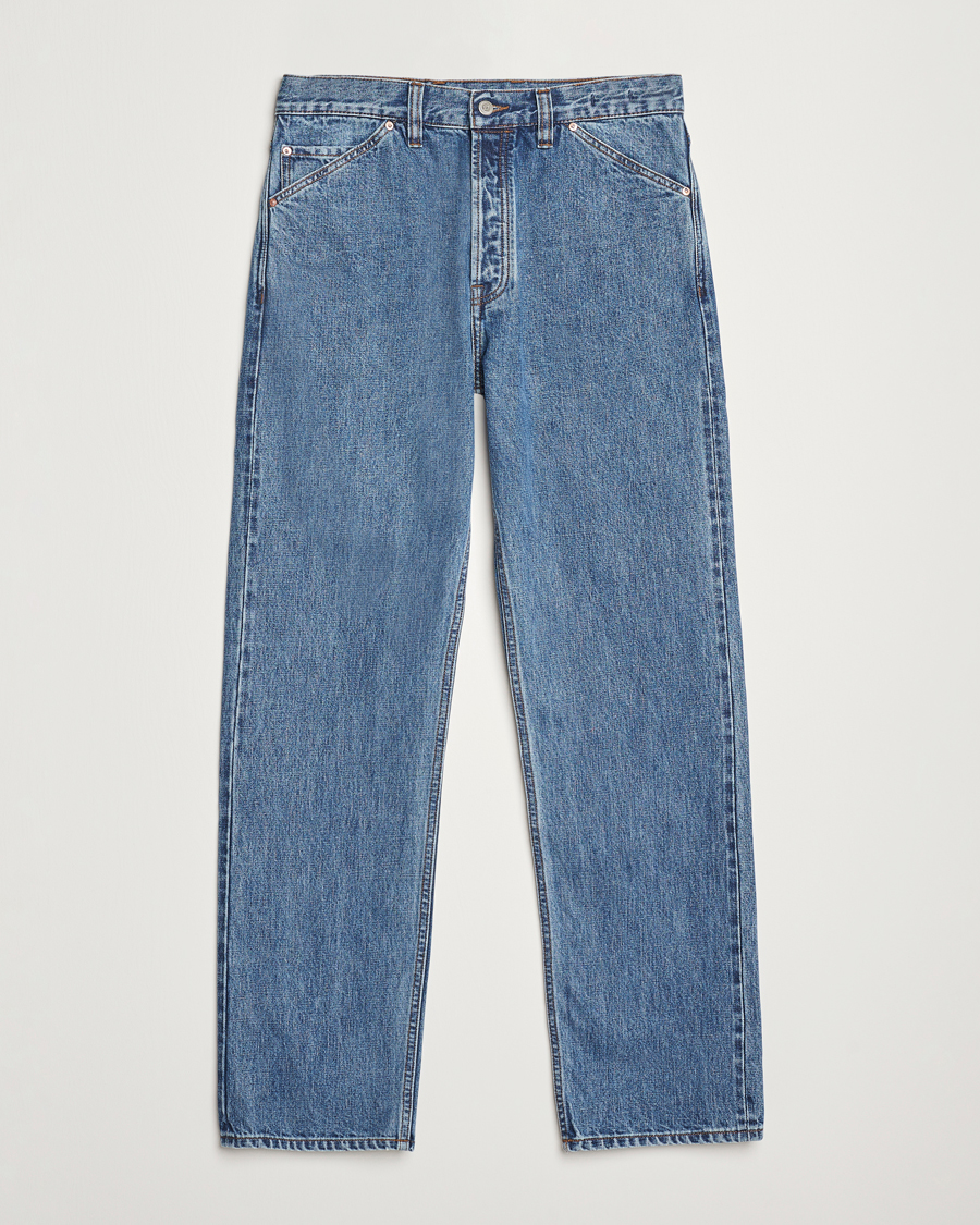 Herren | Jeans | Drake's | 5-Pocket Japanese Selvedge Jeans Bleach