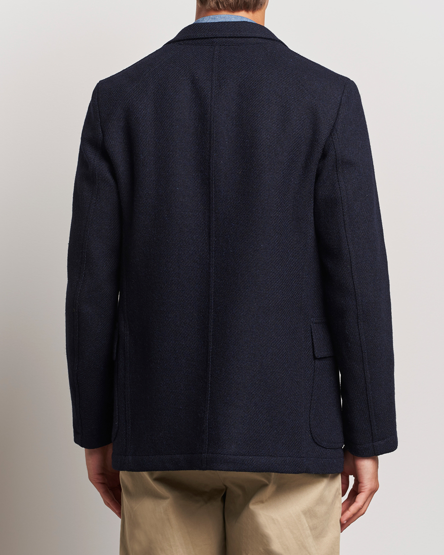 Herren | Sakkos | Drake's | MKVII Harris Tweed Blazer Navy