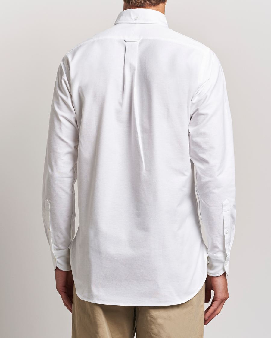 Herren | Hemden | Drake's | Button Down Oxford Shirt White