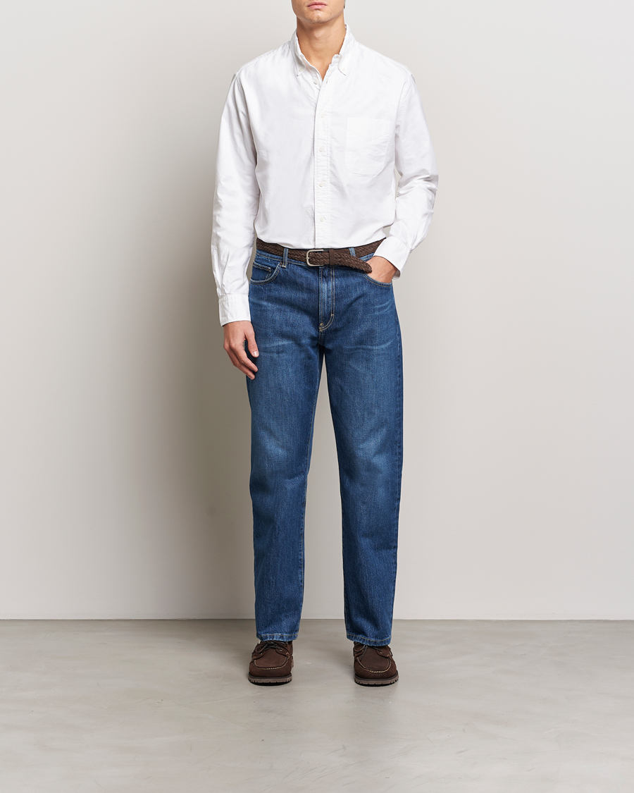 Herren | Hemden | Gitman Vintage | Button Down Oxford Shirt White