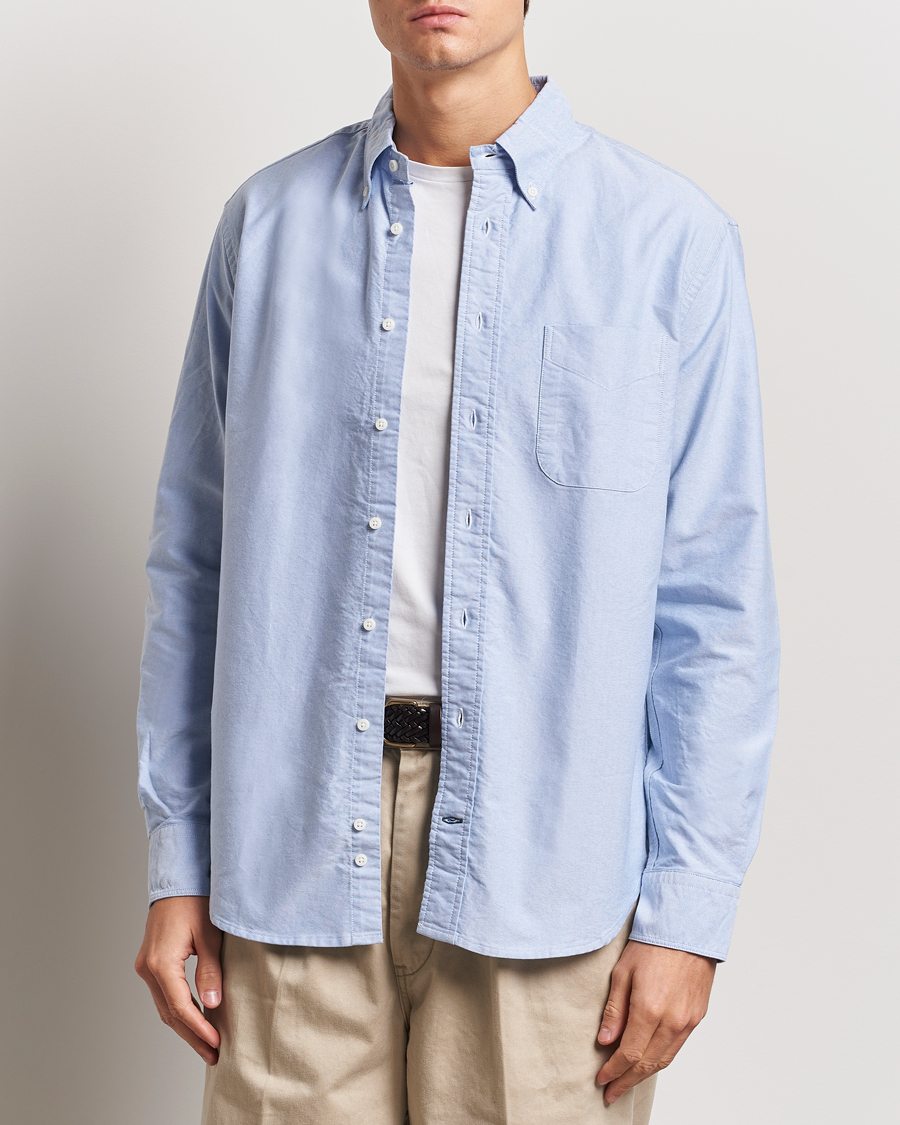 Herren | Hemden | Gitman Vintage | Button Down Oxford Shirt Light Blue