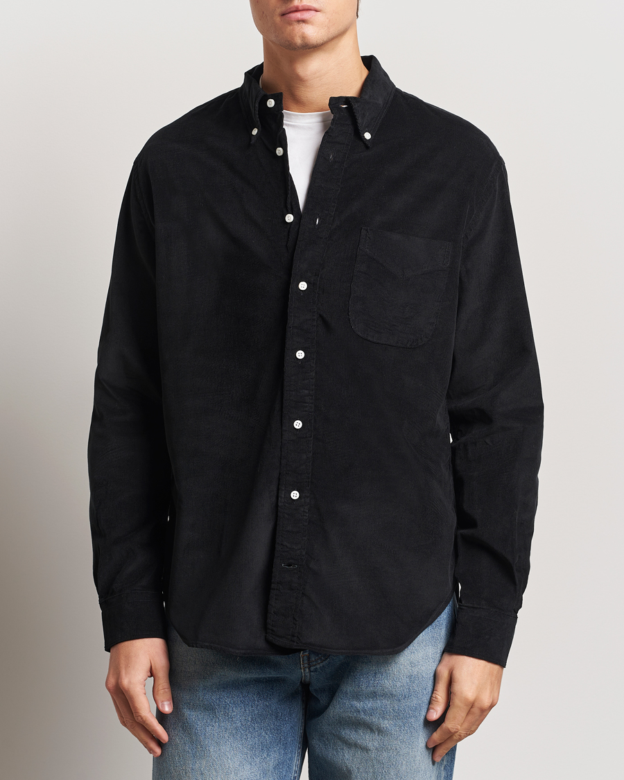 Herren | Hemden | Gitman Vintage | Button Down Corduroy Shirt Black