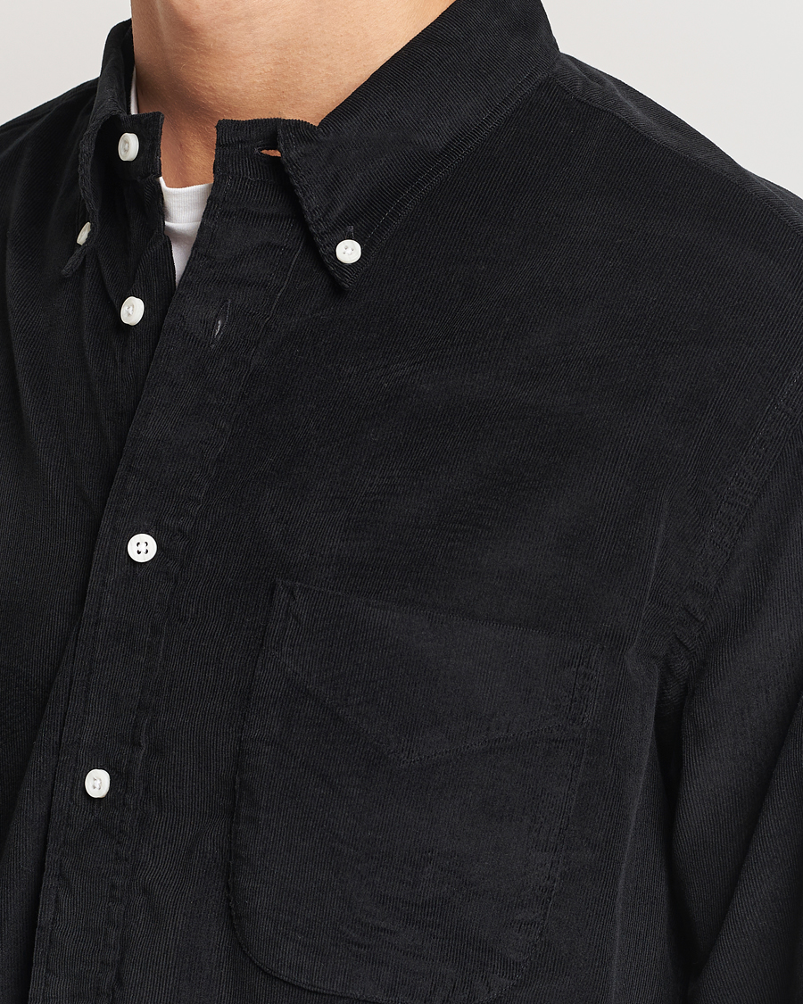 Herren | Hemden | Gitman Vintage | Button Down Corduroy Shirt Black