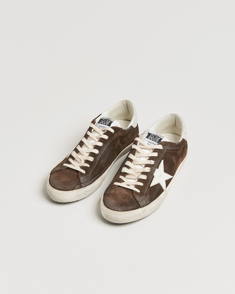 Herren | Golden Goose Super-Star Sneakers Dark Brown | Golden Goose | Super-Star Sneakers Dark Brown